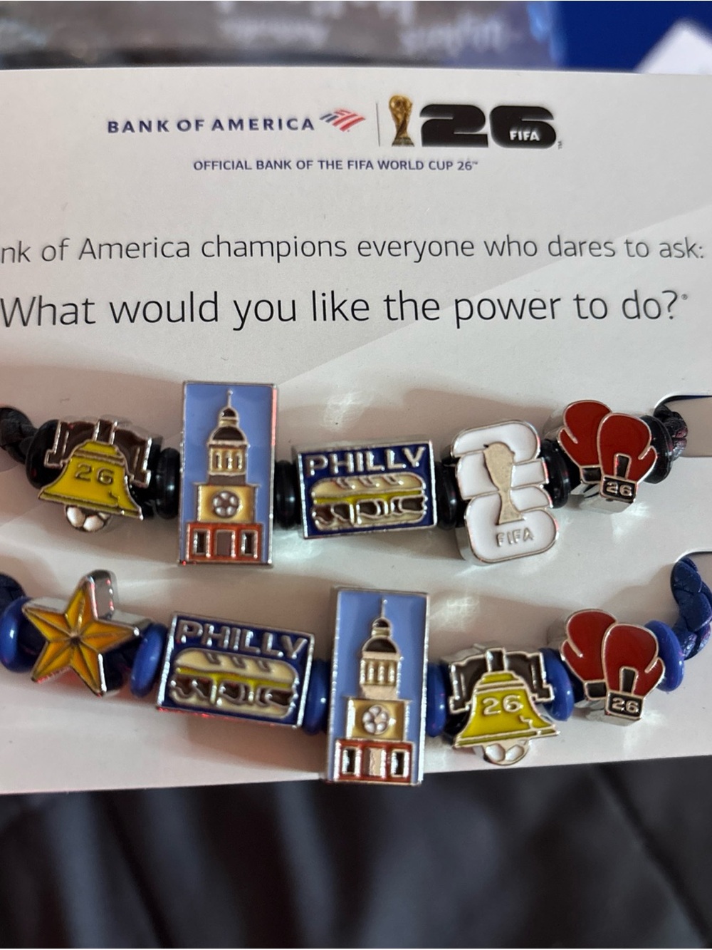 Bank of America x FIFA 26 Philly Charm Bracelet